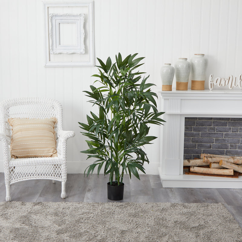 Arbre de bambou artificiel en pot, H 48 po x l 36 po x P 36 po / 230 feuilles