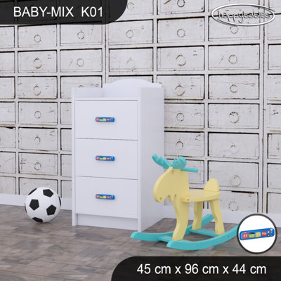 Baby Mix Kids 3 - Drawer Dresser