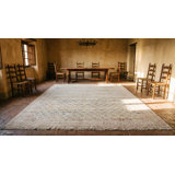 Antique Agra - Cotton Oversized Room Size Cotton Ivory Rug