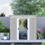 Garden 6 ft. W x 4 ft. D Galvanised Steel Storage Shed