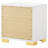 Jeremiah White 2-Drawer Nightstand