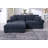 91" Modular Loveseat Sofa Couch with Movable Ottoman-859297107