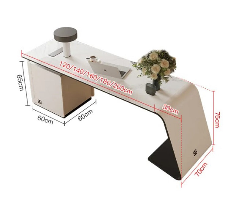 Cleonia L-Shaped Executive Desk