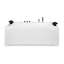 Osborn 1830mm x 1420mm Whirlpool Acrylic Bathtub with Tap