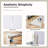 Versatile Floor Standing Full Body Mirror with Smooth Pulley System