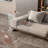 Modern C-Shaped Acrylic Side Table - Clear Contemporary End Table For Sofa, Bed, Or Living Room-115057720