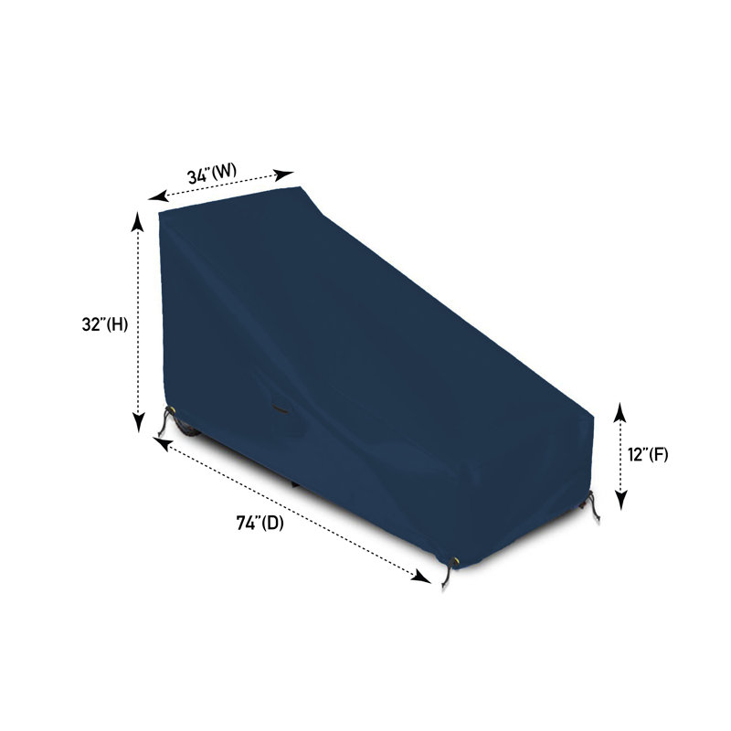 Outdoor Cover, 81.3cm H x 188cm W x 86.4cm D, Blue