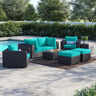 Ensemble modulaire d'extérieur pour terrasse 8 pièces Convene Collection