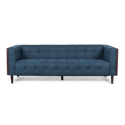 Davidjoe 89.75" Square Arm Sofa, Accent Sofa
