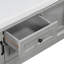 Banc de rangement avec 2 tiroirs et 2 armoires-4851488