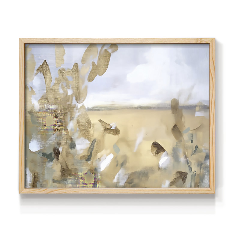 Série paysage-11 - reproduction encadrée, 8" H x 10" W, Naturel