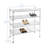 4-Tier (15 Pair) Stackable Steel Mesh Shoe Storage Rack