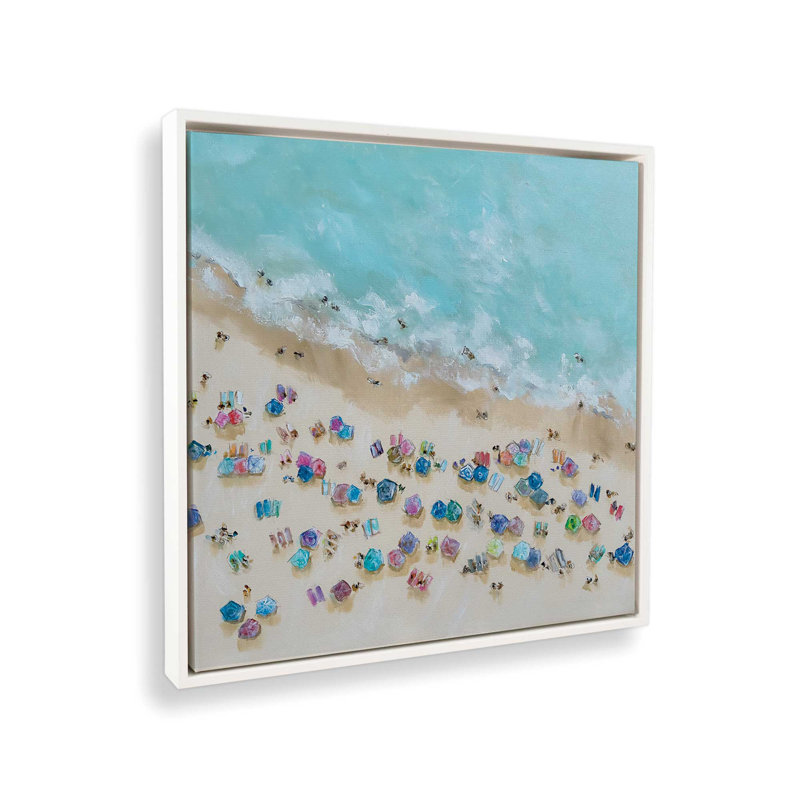 Imprimé Summer Summer, H 12,75 po x l 12,75 po, Blanc opaque