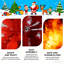 Arbre de Noël artistique rouge vif - point focal accrocheur pour la décoration des Fêtes-1997021701