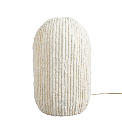 Dearl Striped Cotton Floor Lamp