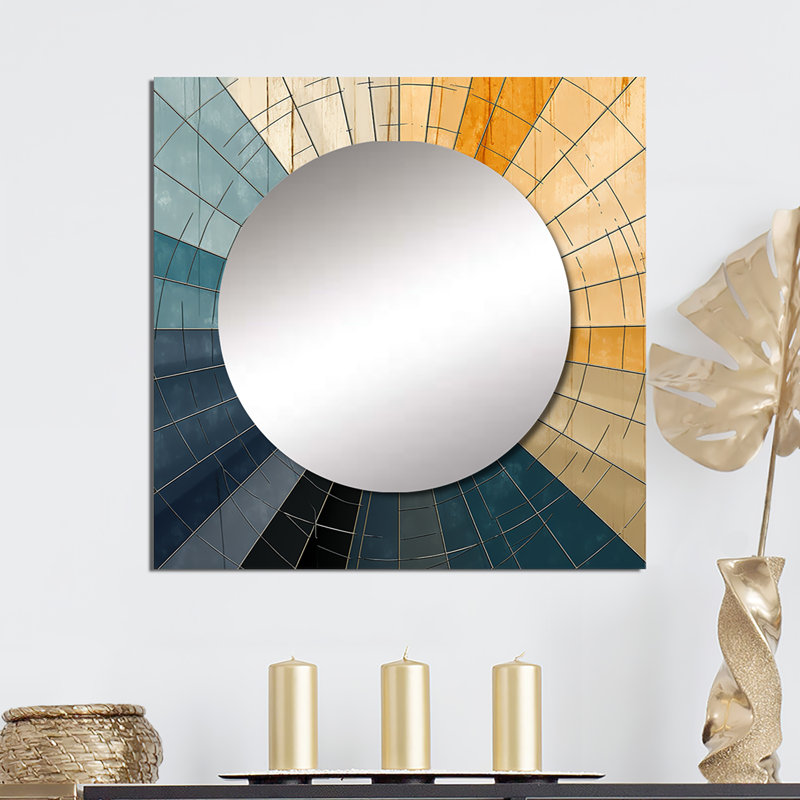 Décoration murale Mid-Century New Balance Abstract Geometrics II - Mid-Century, 29 po x 29 po