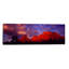 Rocks at Sunset Sedona AZ USA 1 Piece Wrapped Canvas Panoramic Wall Art-1349260103