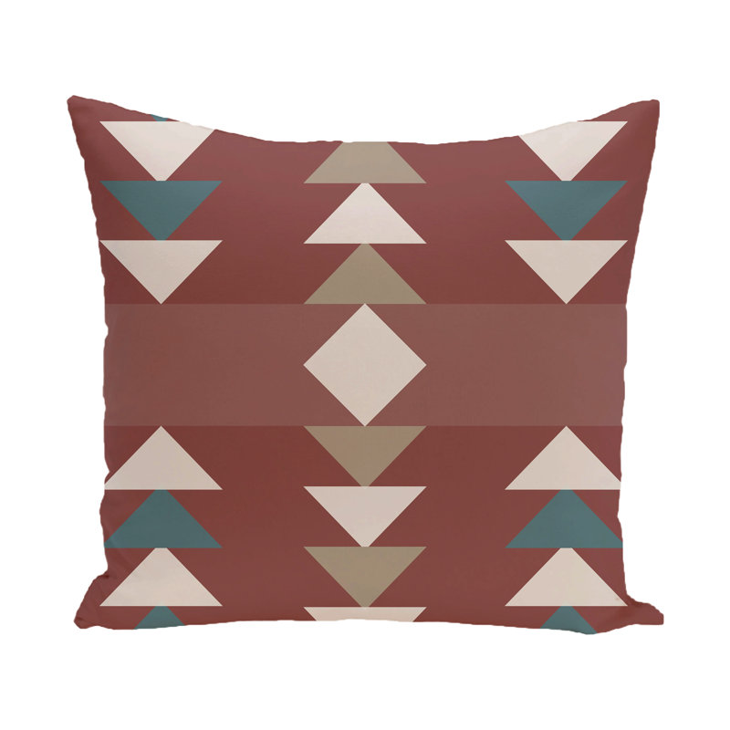  Housse de coussin carré et insert, H 26 po x l 26 po, Aigue-marine