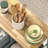 Rolling Kitchen Island Cart, Bar Serving Cart, Compact Trolley on Wheels with Wood Top, Shelves & Drawers for Home Dining Area, Gray-1349823394