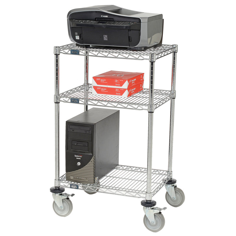 Support d’imprimante, 39" H x 24" L x 18" D