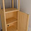 Armoire multi-scène de 41 pouces avec une tablette et 2 tablettes ouvertes, peu encombrante, idéale pour la salle de lavage