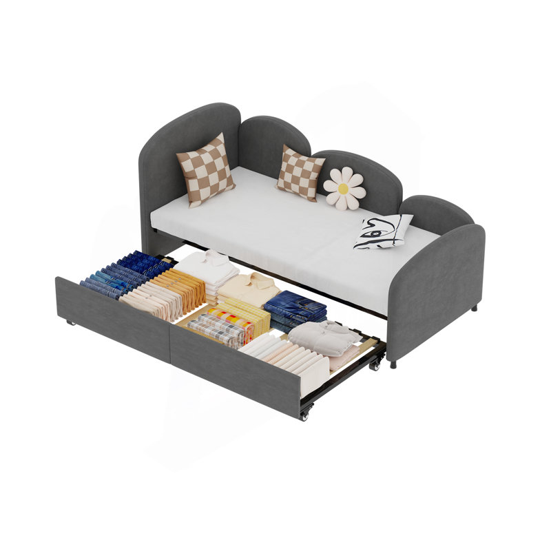 Canapé-lit moderne polyvalent avec rangement supplémentaire et caractéristiques de sécurité