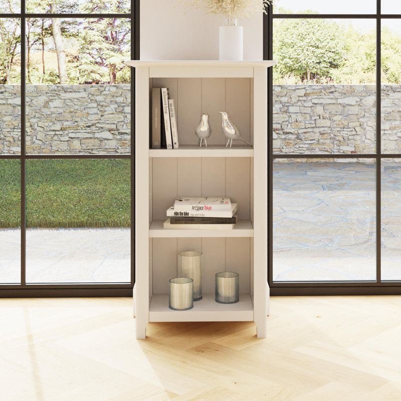 Accetturri 3 Tier Bookcase Putty, Ivory White
