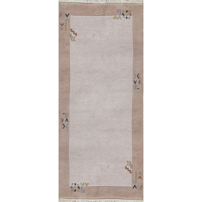 One-of-a-Kind 2'5" X 6' Runner Wool Area Rug in
