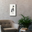 "Epis Graffiti" Geisha 2 Black and Gold "par Chris Paschke, art mural sur toile, 12 po x 24 po