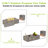 12.6’’ H X 42’’ W Metal Propane Outdoor Gas Fire Pit Table Hollow Design Sunflower With Golden Light