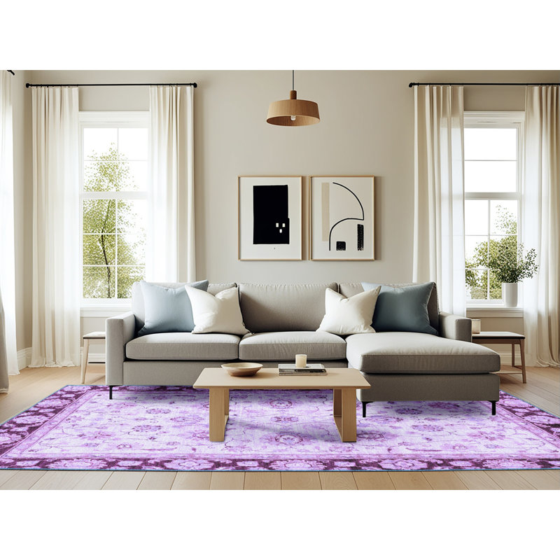 Jessicalynn Abstract Indoor Rug, Rectangle 6' x 9'
