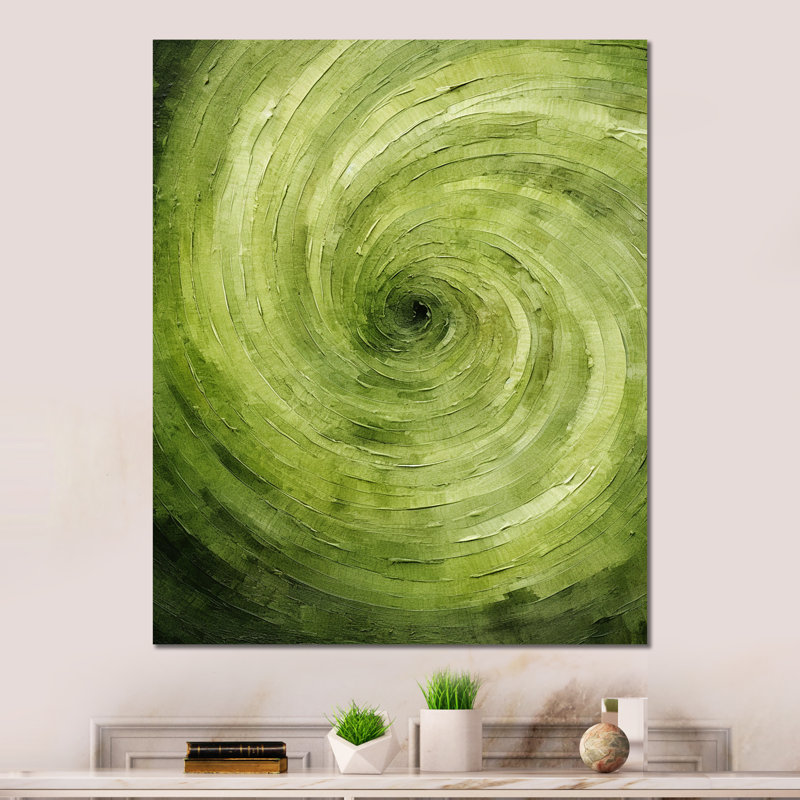 Colleena - spirale abstraite, impression murale en métal, H 20 po x l 12 po x P 1 po