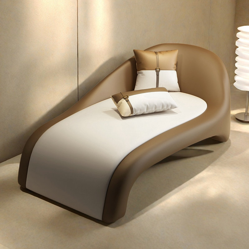 Méridiennes d'intérieur modernes Modern Home, Orienté à droite, Beige, Café