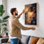 Cosmic Nebula Modern - Wrapped Canvas-302500750-302500757
