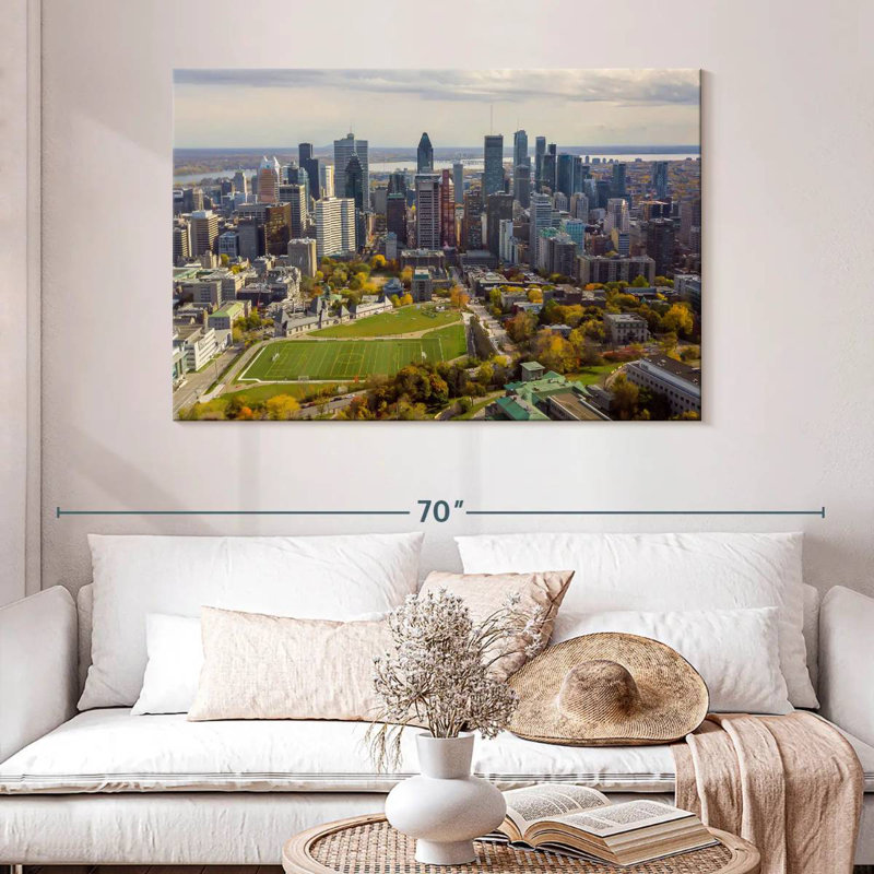 Sebbie Montreal Skyline, 32" H x 48" W