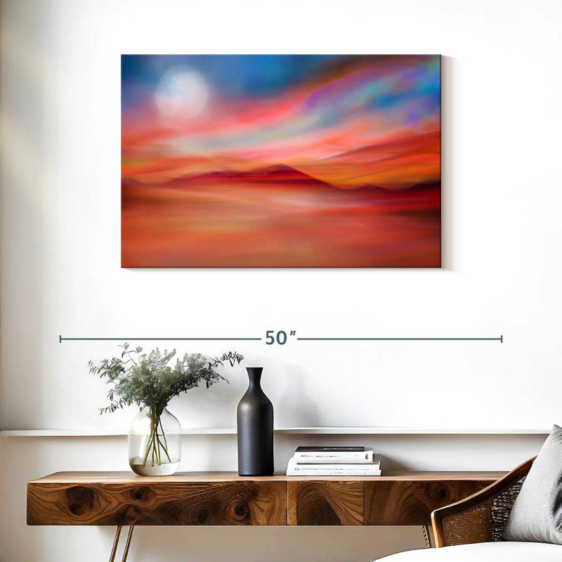 Avery Desert Moon, 24" H x 36" W