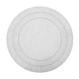 White Shine Round Placemat