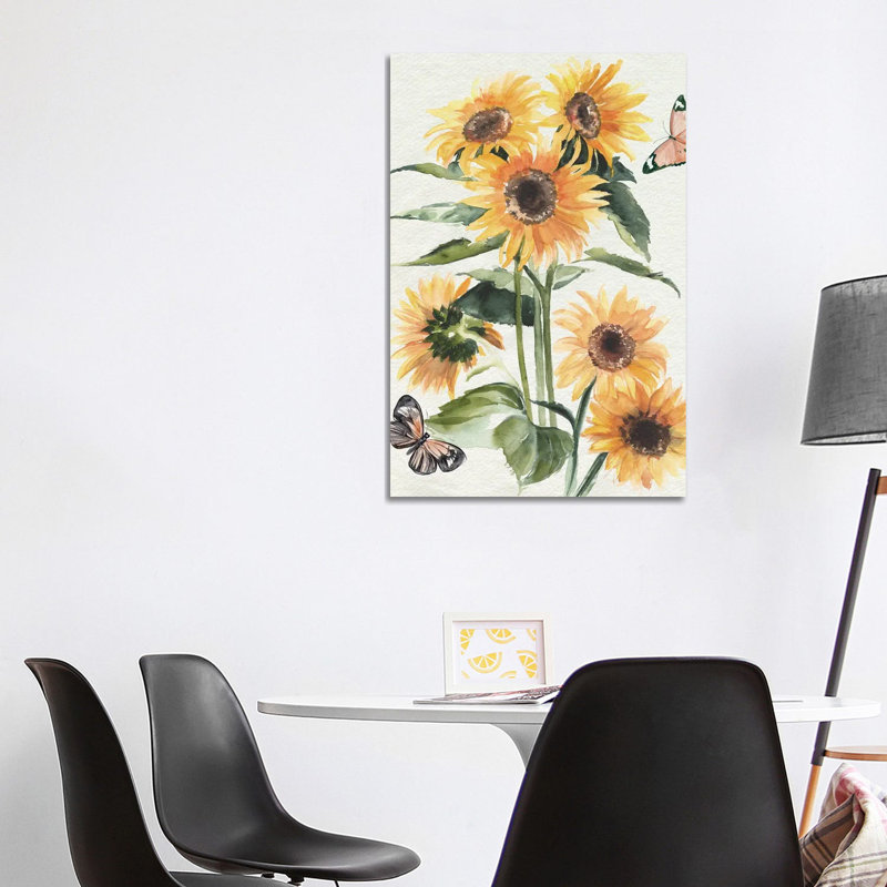 Autumn Sunflowers I by Jennifer Paxton Parker - Wrapped Canvas Print, 101.6 cm H x 66.04 cm W x 3.175 cm D