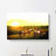 Sunset over the Horses - Wrapped Canvas-55358873
