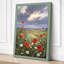 Wildflower Meadow at Dusk Botanical - Wrapped Canvas-263252875-263252878