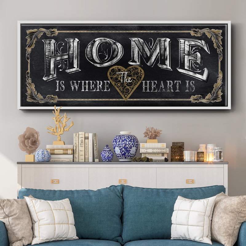 Home- Framed Canvas