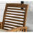 All-Weather Acacia Wood Outdoor Dining Armchair with Cushion-28087816