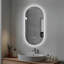 Miroir de salle de bain 48 po x 24 po à fixation murale à écran tactile avec miroir tactile antibrouillard, miroir de coiffeur-1311828728