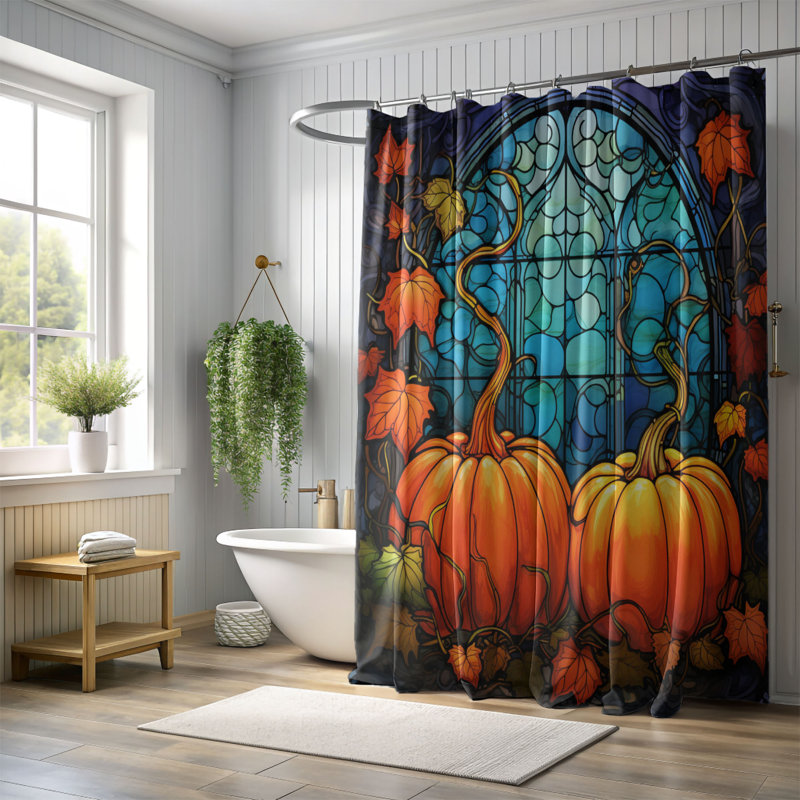 Rideau de douche standard 1 pièce Mosaic, H 74 po x l 71 po