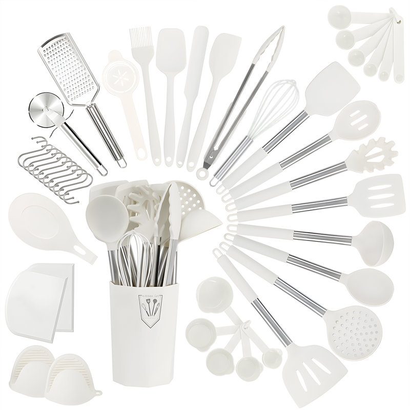 Ensemble d'ustensiles de cuisine Caannasweis, Argent argent