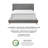 2" Gel Memory Foam Mattress Topper with Circular-Knit Cover-1422499003