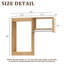 Système de garde-robe modulaire, design polyvalent et personnalisable pour un rangement et une organisation efficaces, en bois-2053581614