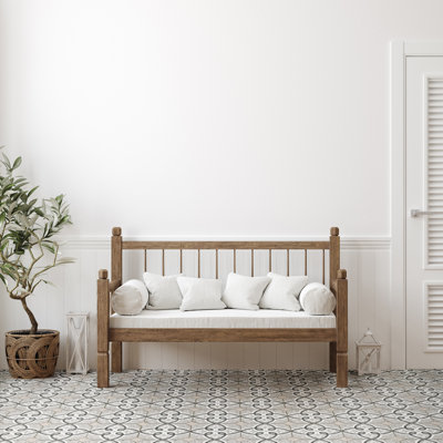 Riviera octogone garde gris avec taco 7-7 / 8 po X 7-7 / 8 po Carreau de porcelaine pour plancher et mur