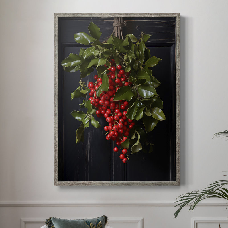«Christmas Holiday Art DCLXVI», reproduction d'art encadrée - bois massif, H 11 po x l 9 po
