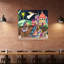 Three Wise Men In The Night Christmas Colorful Traditional Vibrant Landscape Nature Wall Art Print 1 Piece Wrapped Canvas Wall Art-68364476